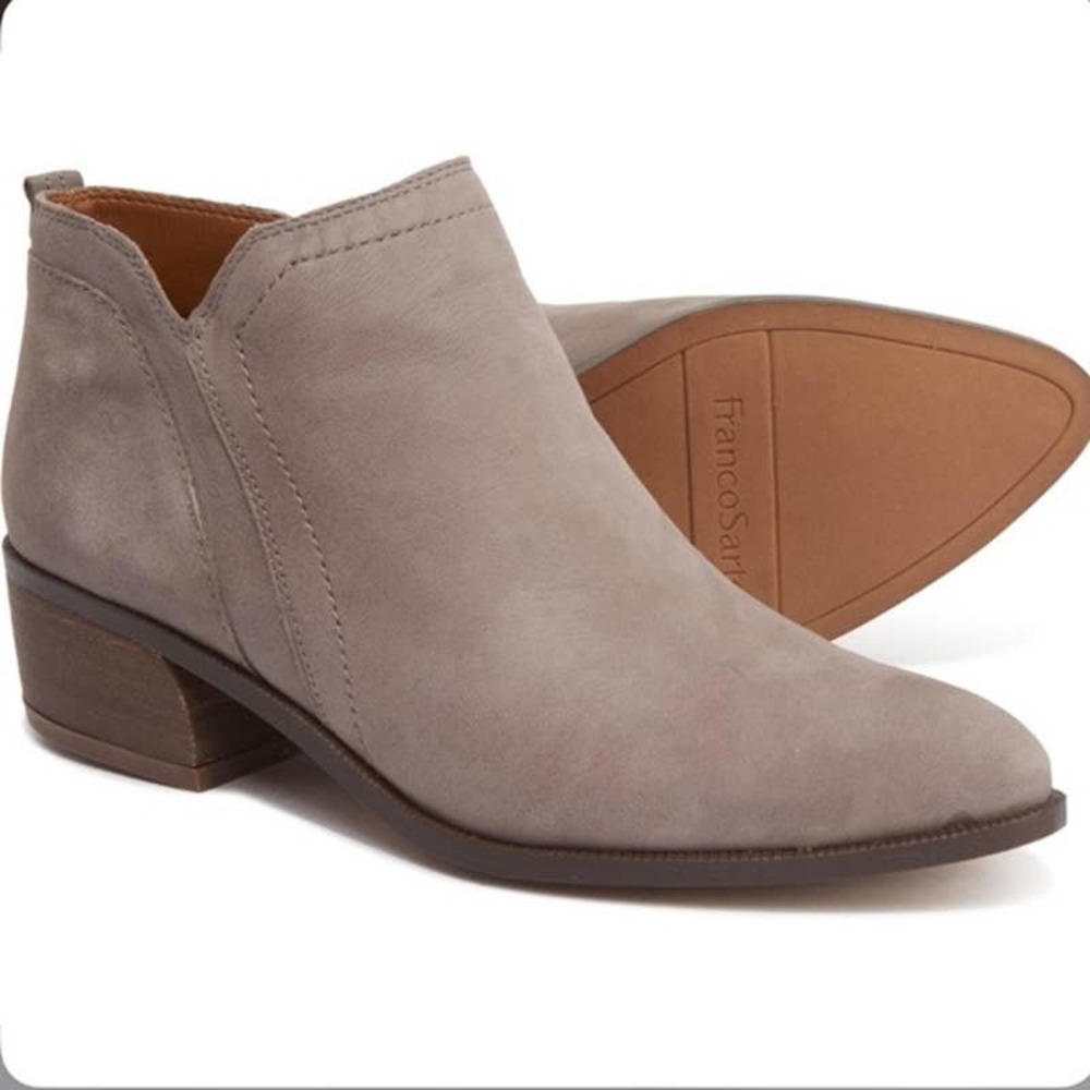 Franco Sarto Laslo Leather Ankle Chelsea Booties - Picture 9 of 9